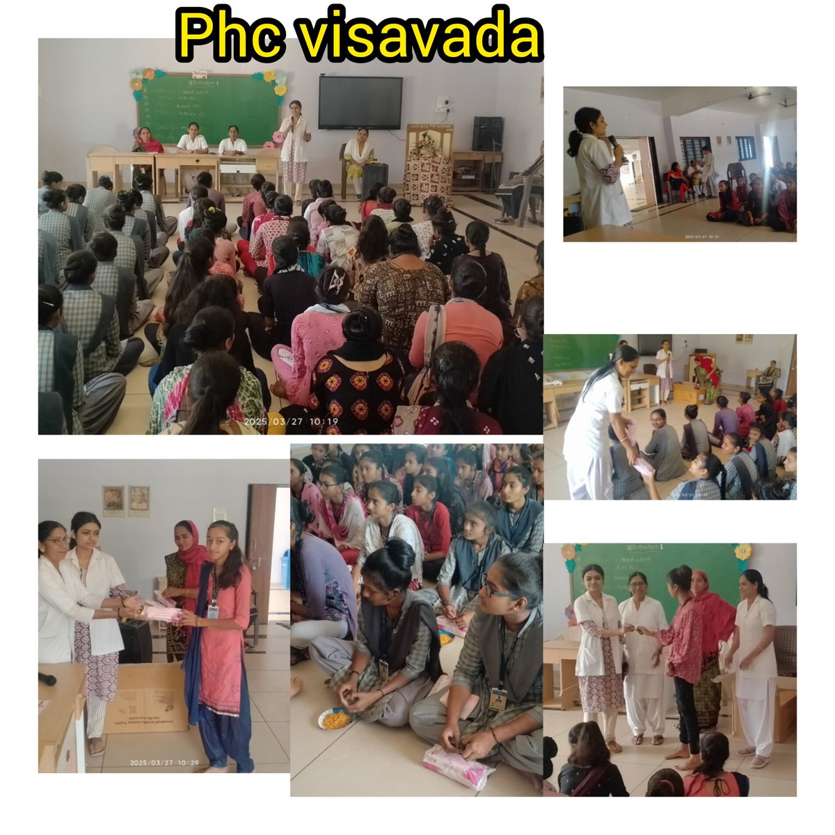 HwcRatadi's tweet photo. આજ રોજ પોરબંદર જિલ્લાના વિસાવાડા પી.એચ.સી ની શાળામા ઓડેલેશન્ટ હેલ્થ પ્રોગ્રામ અંતર્ગત શાળાના ��ાળકોને મેન્સટ્રુઅલ હાઇઝિન વિશે સમજ આપવામા આવી અને બાળકો આરોગ્ય શિક્ષણ આપવામા અવ્યુ https://t.co/NMHWmw5qMy