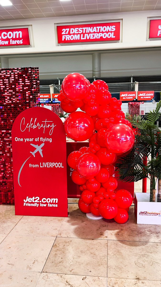 FashionGoToGal's tweet photo. Wishing all the Jet2 crew at LPL a very happy 1st anniversary of flying from Liverpool John Lennon Airport ✈️
#jet2 #jet2pics @jet2tweets https://t.co/vu5pl3xhBJ