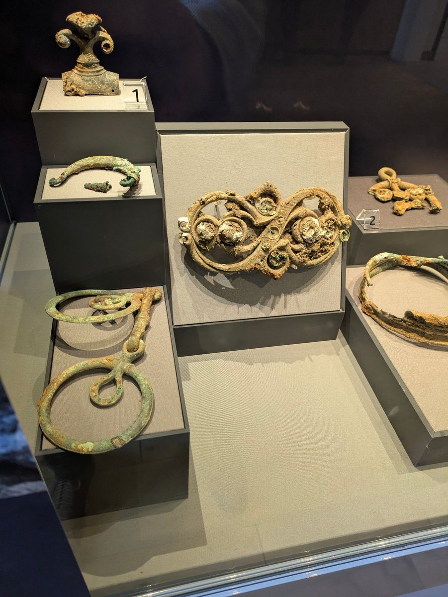 YORYM_FLO's tweet image. The Melsonby Hoard is one of the UK's most significant Iron Age finds & could rewrite what we know about the period. Help the Yorkshire Museum acquire & conserve the hoard, keeping it in a public collection. #FindsFriday #SaveTheMelsonbyHoard Donate today: crowdfunder.co.uk/p/save-the-mel…