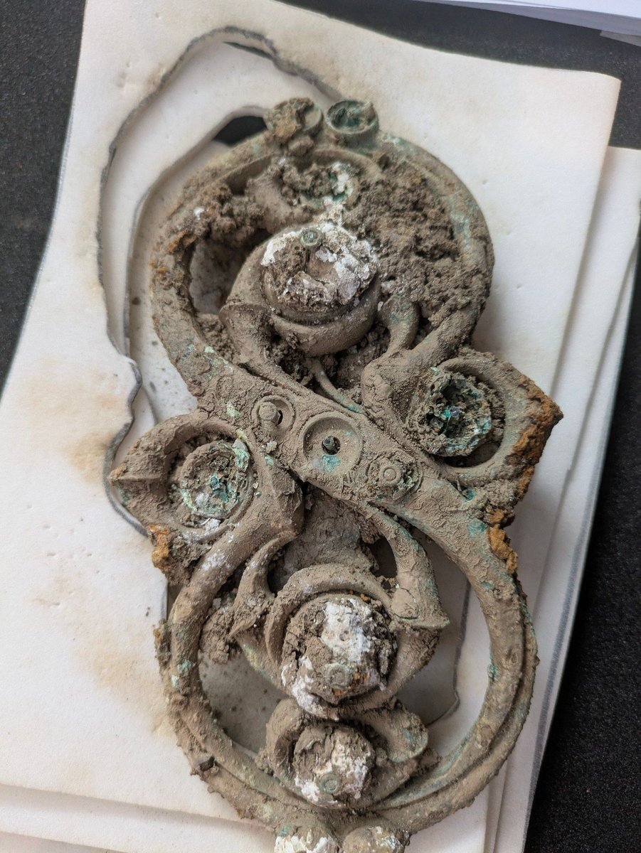 YORYM_FLO's tweet image. The Melsonby Hoard is one of the UK's most significant Iron Age finds & could rewrite what we know about the period. Help the Yorkshire Museum acquire & conserve the hoard, keeping it in a public collection. #FindsFriday #SaveTheMelsonbyHoard Donate today: crowdfunder.co.uk/p/save-the-mel…