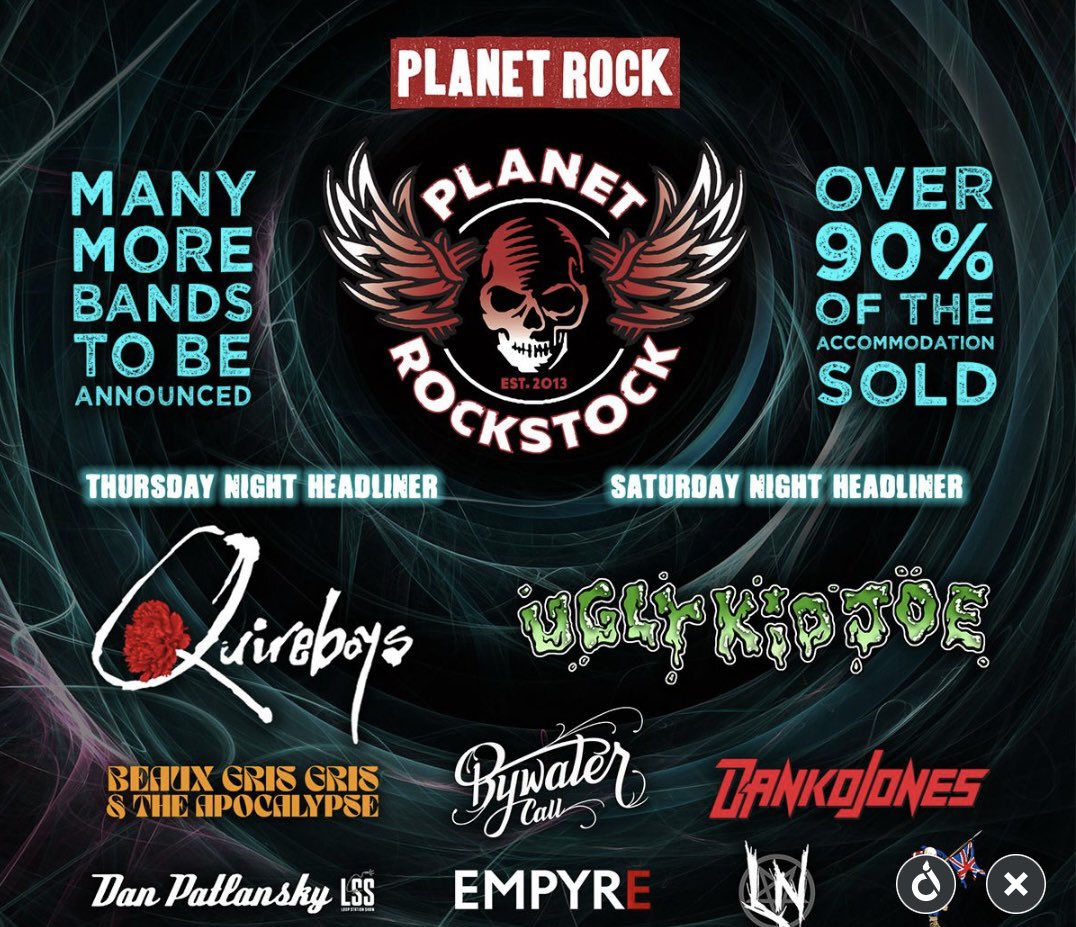 Phil Clarke 🤠 (@philtherocker1) on Twitter photo A couple of strange choices for #RockStock26 but great news that <a href="/EmpyreRock/">EmpyreRock</a> <a href="/SpikeQuireboys/">The Quireboys Spike Official</a> <a href="/bywatercall/">bywatercall</a> are heading to Trecco in November🤘🏻🏴🤘🏻 A couple of strange choices for #RockStock26 but great news that <a href="/EmpyreRock/">EmpyreRock</a> <a href="/SpikeQuireboys/">The Quireboys Spike Official</a> <a href="/bywatercall/">bywatercall</a> are heading to Trecco in November🤘🏻🏴🤘🏻