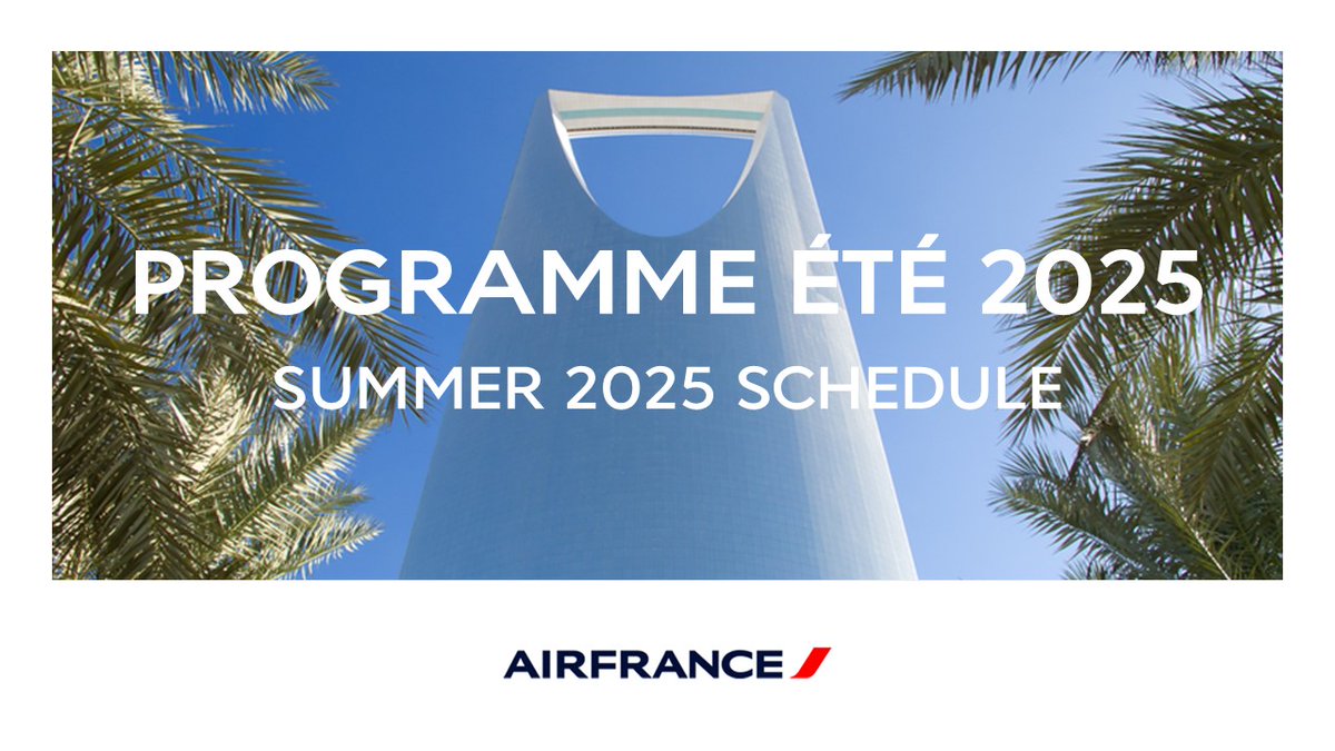 AFnewsroom's tweet photo. Programme été 2025 : poursuite de l’expansion du réseau long-courrier et déploiement de la nouvelle suite La Première. https://t.co/5qBfD5GGDu 

Summer 2025 schedule: continued expansion of long-haul network and roll-out of the new La Première suite. https://t.co/0mx0MGa6Rm https://t.co/70lEzggWqy