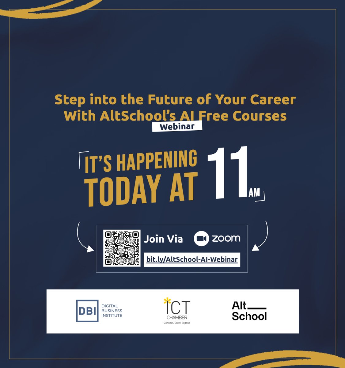 dbi_rwanda's tweet image. 🚨 The AltSchool's AI Free Courses webinar is happening TODAY at 11 AM! Don't miss on this Session to learn more about AltSchool's Free AI Courses .
See you there!🔥
Join Via Zoom: bit.ly/AltSchool-AI-W…
#AltSchool #AI #FreeCourse #Webinar
