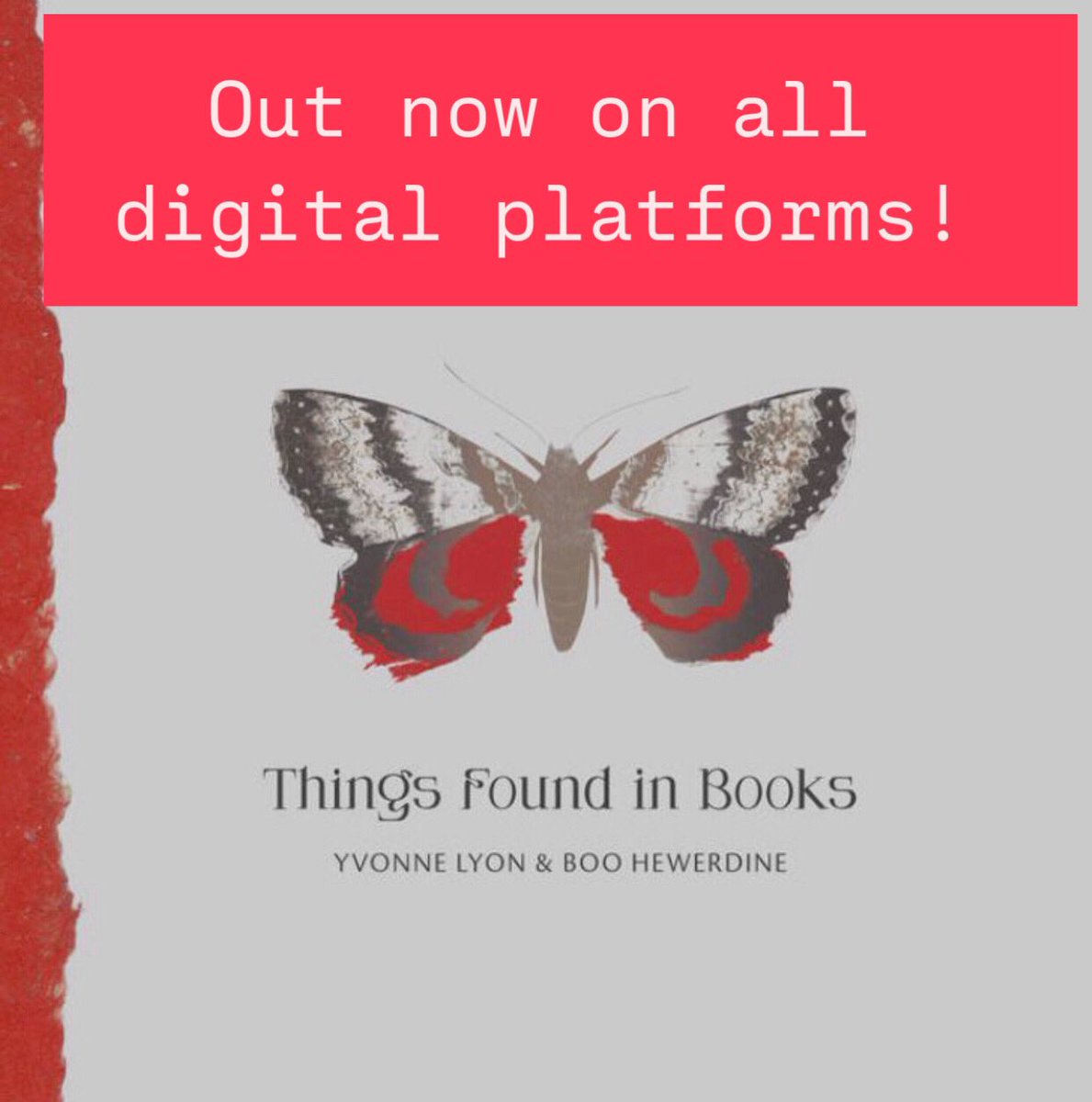 Welcome to the crazy world 

***THINGS FOUND IN BOOKS***
This album has been 7 years in my mind and heart. Thank you to Boo Hewerdine for creating it with me. A huge thanks to our Crowdfunder supporters, without whom it would have only become a fraction of what I had hoped for it
