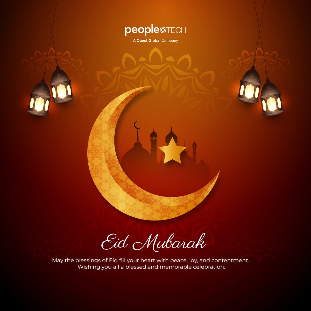 #EidMubarak  to all!As we celebrate this beautiful festival, let's express gratitude for the blessings in our lives and look forward to a future filled with peace and prosperity. Wishing you and your loved ones a very happy and blessed Eid.
 #PTG #EidCelebration #Gratitude #Hope