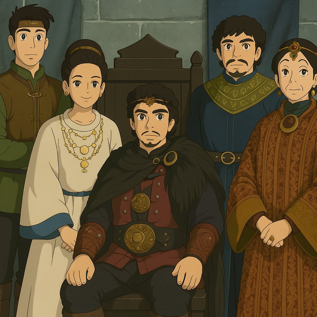_Gerceval_'s tweet photo. Kaamelott version Ghibli. https://t.co/Az3RI5ZtKM