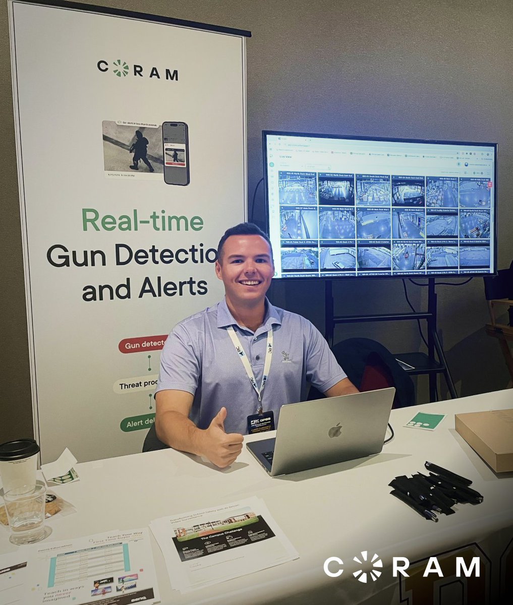 Coram_AI's tweet photo. We were proud to showcase Coram at RICOneDPSS (@DpsRic) '25, where we shared our market-leading AI-driven solutions. Shout out to Brandon for being there to spread the word - we left with plenty of ideas and new partnerships in the works! Let's keep it up! 💪
#DPSS25 #RicOneDPSS https://t.co/J3ualplXJ3