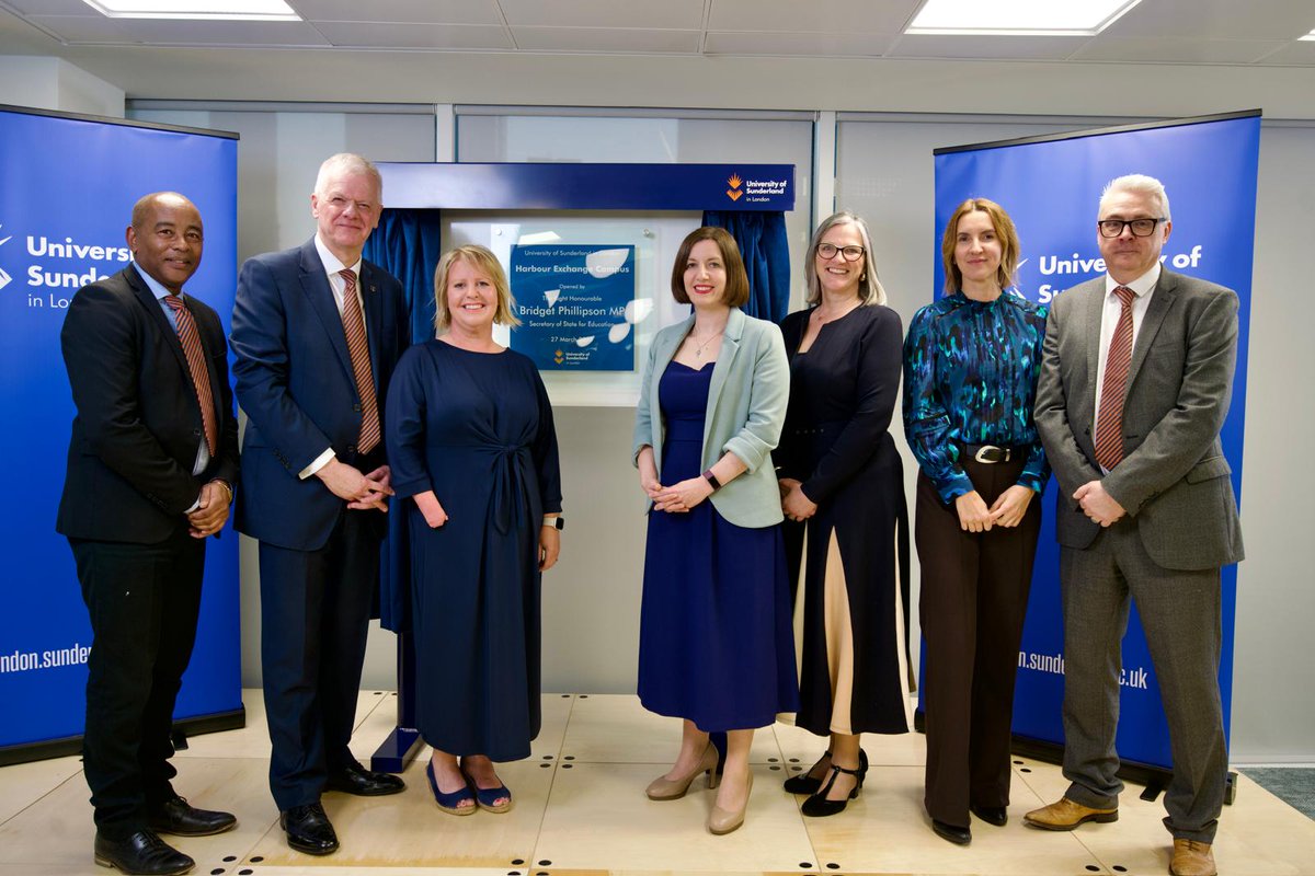 A £10million University of Sunderland campus in one of the capital’s key financial districts is set to train the business leaders, financiers and NHS workforce of tomorrow.

Read more👇
sunderlandbusinesspartnership.co.uk/new-10million-…