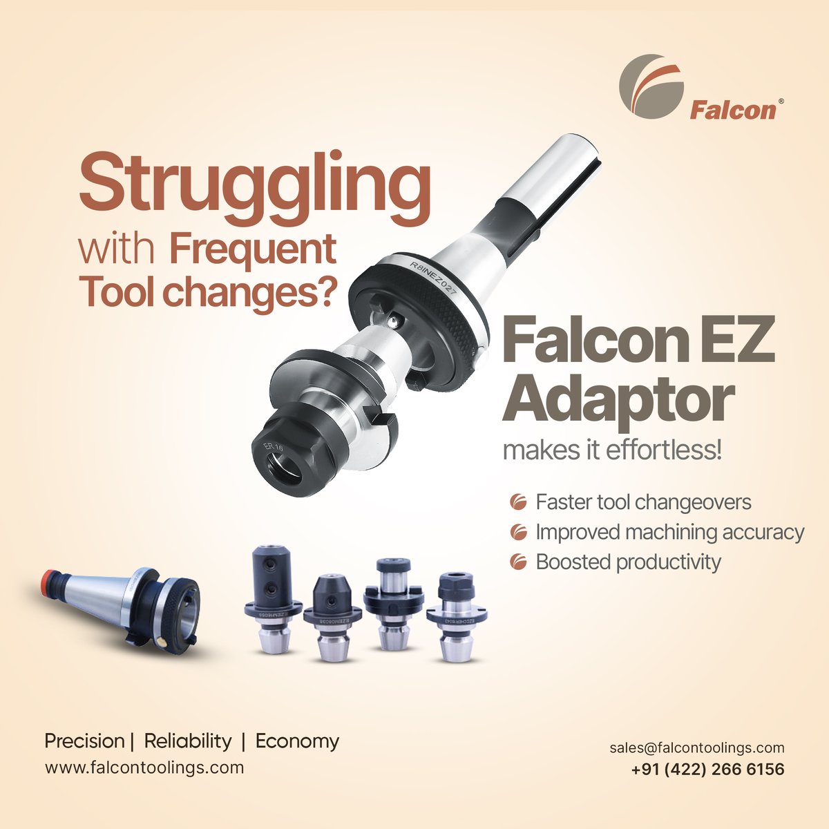 Falcon Toolings (@falcontoolings) on Twitter photo Tool changes can be time-consuming, but not anymore! The Falcon #๐๐๐๐๐๐ฉ๐ญ๐จ๐ซ ensures quick and accurate tool swaps, so you spend ๐๐จ๐ซ๐ ๐๐ข๐ฆ๐ ๐๐๐๐ก๐ข๐ง๐ข๐ง๐ ๐๐ง๐ ๐๐๐ฌ๐ฌ ๐๐ข๐ฆ๐ ๐๐๐ข๐ญ๐ข๐ง๐ .
To Know More - falcontoolings.com
#FalconToolings Tool changes can be time-consuming, but not anymore! The Falcon #๐๐๐๐๐๐ฉ๐ญ๐จ๐ซ ensures quick and accurate tool swaps, so you spend ๐๐จ๐ซ๐ ๐๐ข๐ฆ๐ ๐๐๐๐ก๐ข๐ง๐ข๐ง๐ ๐๐ง๐ ๐๐๐ฌ๐ฌ ๐๐ข๐ฆ๐ ๐๐๐ข๐ญ๐ข๐ง๐ .
To Know More - falcontoolings.com
#FalconToolings