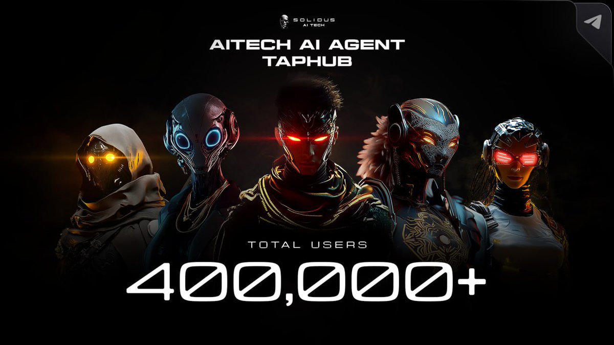 AITECH (@aitechio) on Twitter photo 🌟 400,000+ Users on AITECH AI Agent TapHub!
The AITECH AI Agent TapHub is making waves with over 400,000 users. Whether it’s training AI agents or designing one-of-a-kind avatars, users are fully locked into the gamified AI experience.
👉 Try it out: t.me/AITech_Agents_… 🌟 400,000+ Users on AITECH AI Agent TapHub!
The AITECH AI Agent TapHub is making waves with over 400,000 users. Whether it’s training AI agents or designing one-of-a-kind avatars, users are fully locked into the gamified AI experience.
👉 Try it out: t.me/AITech_Agents_…