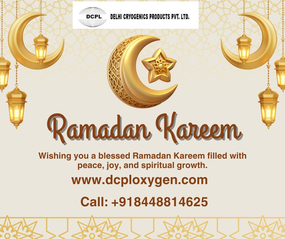 🌙 Eid Mubarak from Delhi Cryogenic Products Pvt. Ltd.! 🌙
As we celebrate the joyous occasion of Eid-ul-Fitr
✨ Wishing you a blessed and joyful Eid! ✨
🌐 dcploxygen.com
📞 Call &amp; WhatsApp: +91 8448814625
#EidMubarak #RamadanEid #OxygenPlantManufacturer #DCPL