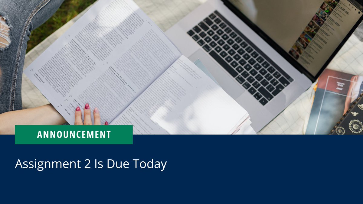 SANTS_Education's tweet image. 📢 REMINDER 📢
🚨 Assignment 2 is due today! 🚨
Make sure you submit it on time to avoid any penalties. Double-check your work, upload your files, and hit that submit button! ✅
#AssignmentDeadline #SubmitOnTime #StayOnTrack #StudentLife