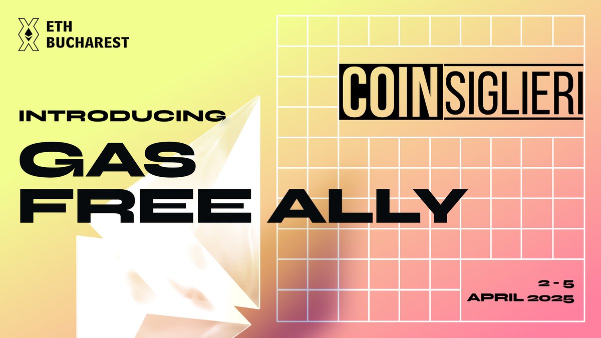 ETHBucharest_'s tweet image. We're excited to introduce you, #ETHBucharest Gas Free Ally sponsor: @COINsiglieriRO 

COINsiglieri is a leading Web3 agency since 2017, offering end-to-end blockchain solutions, project management, and strategic growth. 

With an extended ecosystem, we’ve powered Bybit’s top