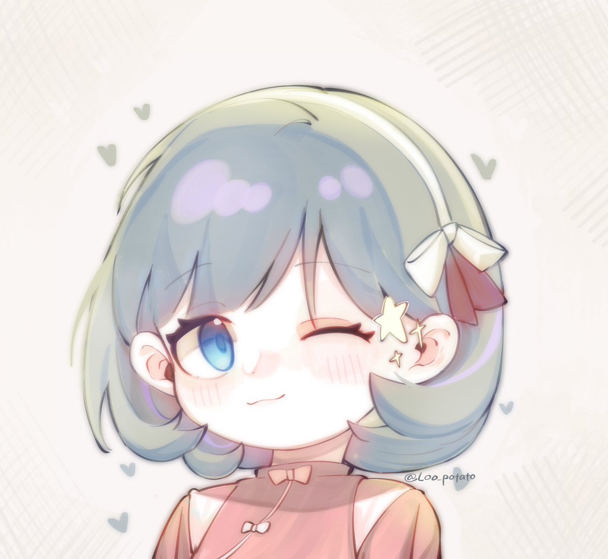 Loo_potato's tweet image. #唐可可 
送朋友的头像（两种上色风格的尝试