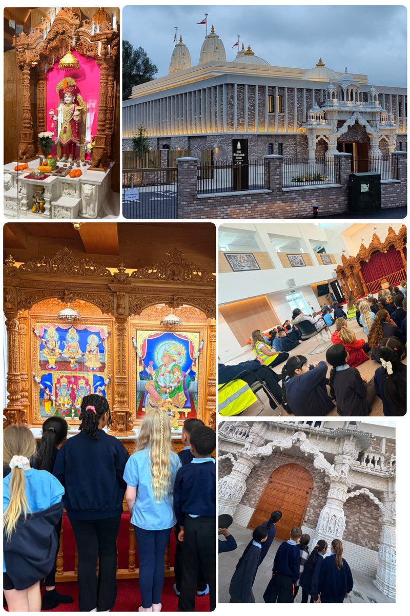 stmargaretsoldh's tweet photo. Some amazing Religious Education #enrichment opportunities for our pupils yesterday: year six pupils took part in an @SpringsDC #Easter workshop; and years three and four had a visit to our local Hindu temple. #APlacetoBECOME https://t.co/2ZNSkfP1Q0