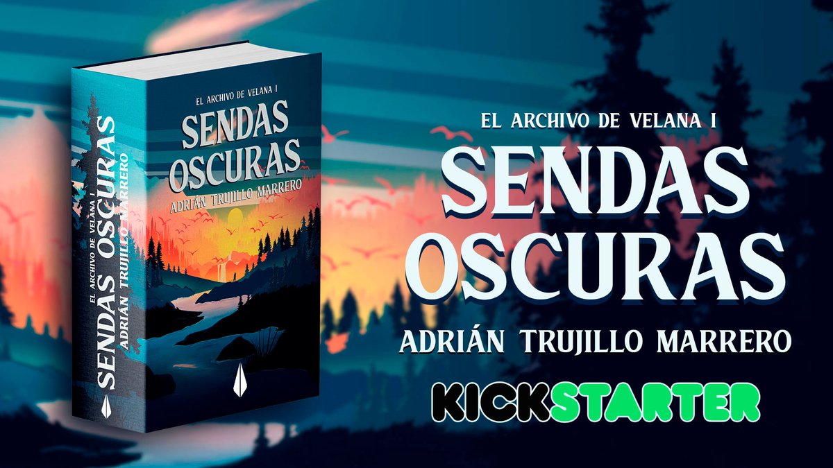 Como buen escritor de fantasía que se precie, debo publicar algún libro de vez en cuando. Pues ya iba siendo hora: el 30 de marzo comienza la campaña para financiar «El Archivo de Velana I. Sendas Oscuras» 💙✨📘