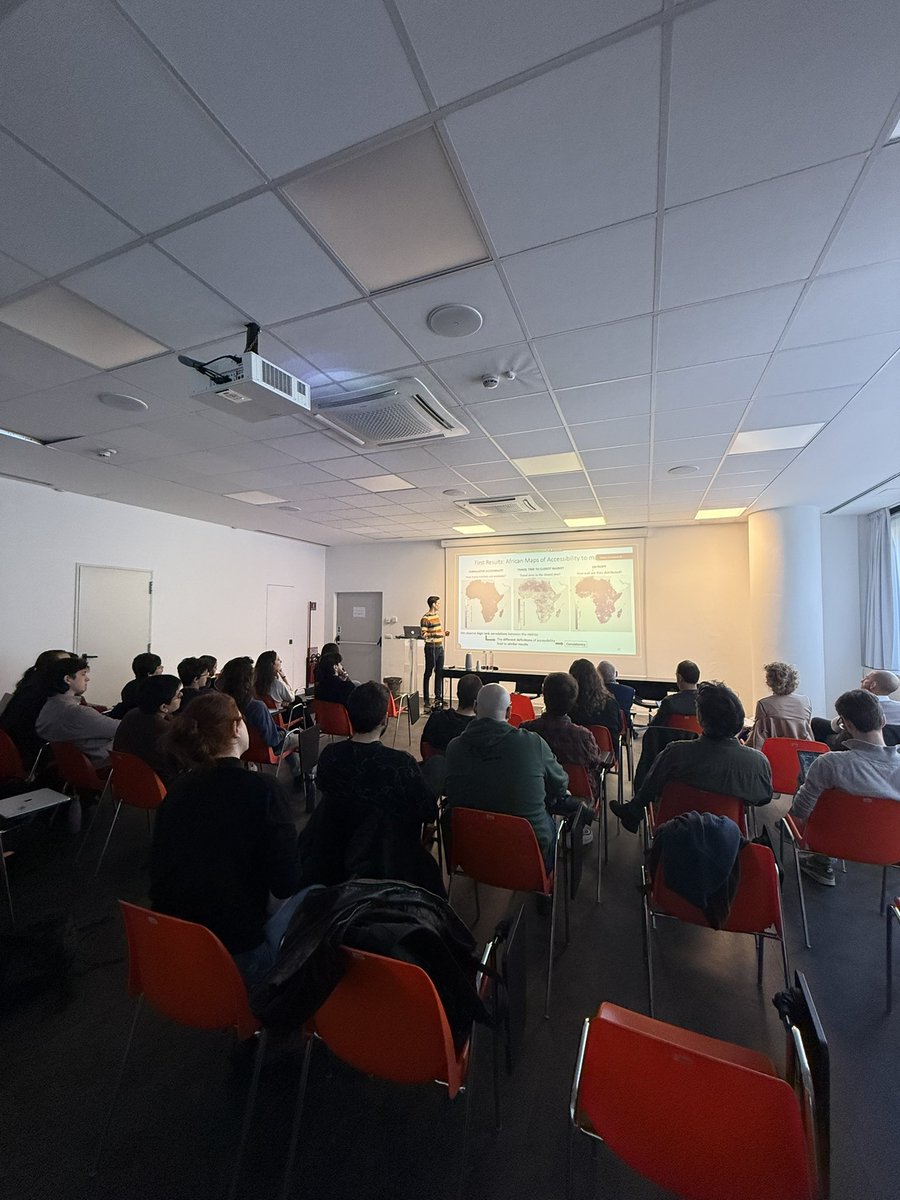 Kyriaki Kalimeri (@kyriakikalimeri) on Twitter photo Robert Benassai Dalmau presenting our study on market accessibility in Africa. Stay tuned for the preprint! A Collaboration with <a href="/VVoukelatou/">Vasiliki Voukelatou</a> from <a href="/WFP/">World Food Programme</a> <a href="/danielapaolotti/">Daniela Paolotti</a> <a href="/rschifan/">Rossano Schifanella</a> <a href="/StefaniaFiandr1/">Stefania Fiandrino</a> <a href="/ISI_Fondazione/">ISI Foundation</a> Robert Benassai Dalmau presenting our study on market accessibility in Africa. Stay tuned for the preprint! A Collaboration with <a href="/VVoukelatou/">Vasiliki Voukelatou</a> from <a href="/WFP/">World Food Programme</a> <a href="/danielapaolotti/">Daniela Paolotti</a> <a href="/rschifan/">Rossano Schifanella</a> <a href="/StefaniaFiandr1/">Stefania Fiandrino</a> <a href="/ISI_Fondazione/">ISI Foundation</a>