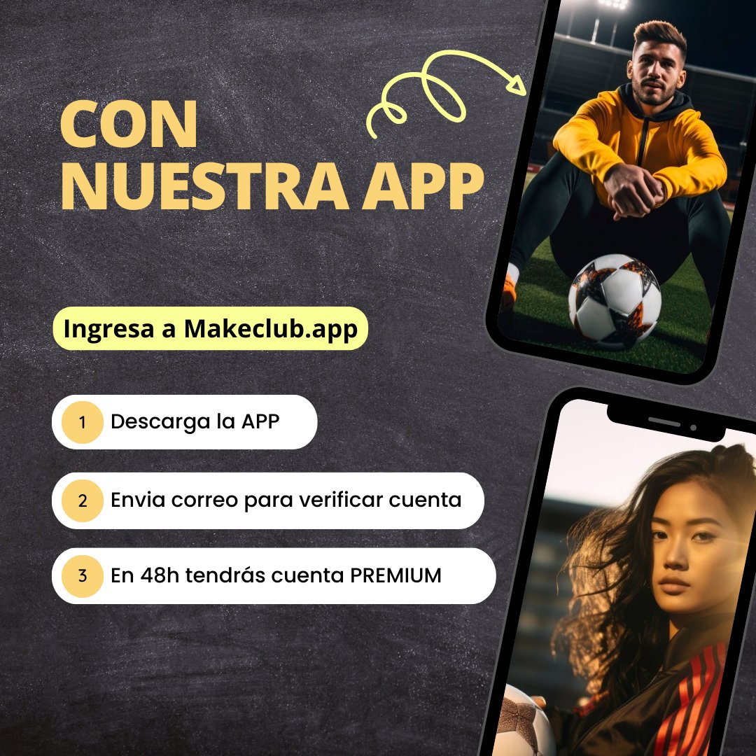 MakeClubApp's tweet image. ¡¡Más de 1.500 cuentas se han verificado este mes con la nueva promoción!! 

La próxima temporada tendrán asegurado un destino. 

Hemos decidido, que el mes de abril continúe la promoción. 

Te dejamos aquí los detalles 👇👇