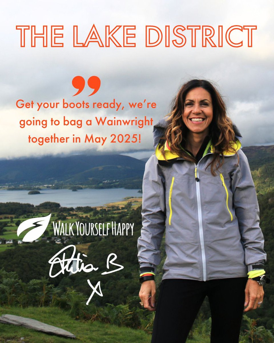 Bag a Wainwright with Julia this May! 
 12th or 13th May 2025: The 12th is almost fully booked, so do not miss out on your pl
Deposit £100 to secure your spot! This isn’t just time in nature; it’s an investment in YOU. 
Total cost of the event is £295
keswick.org/whats-on/news/…