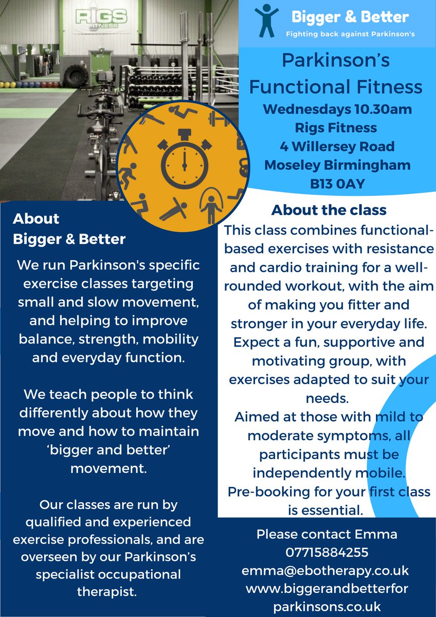 Bigger&Better - fighting back against Parkinson’s tweet media