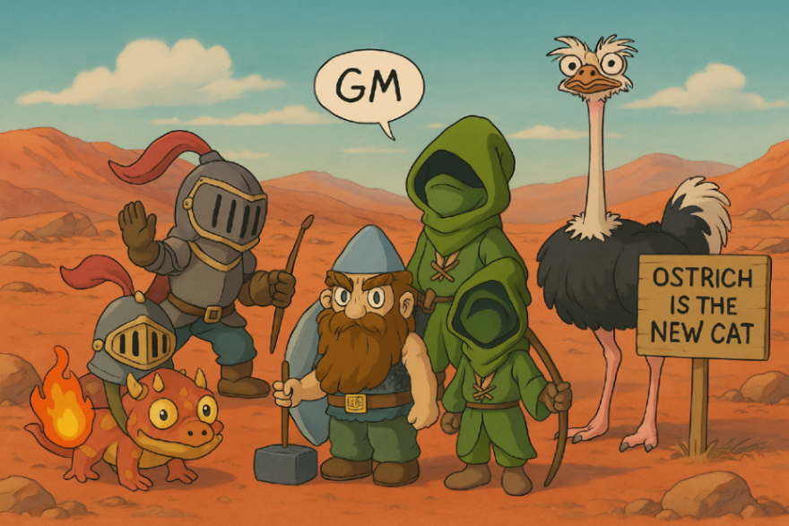 Knightmare_RPG's tweet photo. GM KNIGHT SQUAD 😎🤟

#ghibliart #ostrichisthenewcat #knights #medievalrpg https://t.co/iNvXcU9XsA