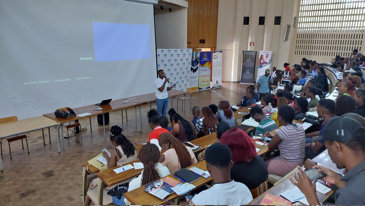 ICAZ_ZW's tweet photo. Today, we had an insightful career guidance session at the University of Zimbabwe, equipping students with a clear pathway to becoming Chartered Accountants. A Chartered Accountancy qualification unlocks limitless opportunities, both locally and internationally. https://t.co/pGIDp04r6z