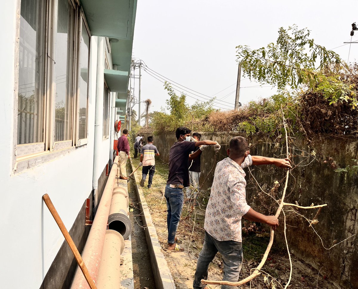 On 20.03.2025, NERIWALM conducted a cleanliness drive within the campus as a part of Swachhata Pakhwada 2025.