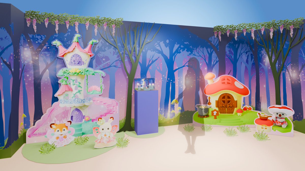 シルバニアファミリー - キュートアクセサリーコレクション フェアリーチャーム ミッドナイト シルバニア展 シルバニアファミリー【公式】 on X: 