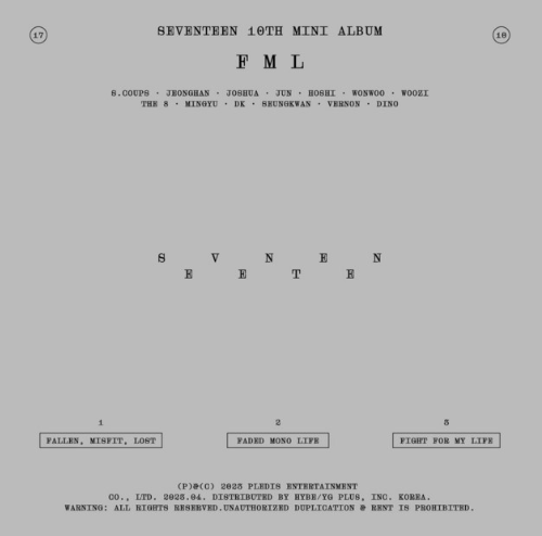 2 years ago today, SEVENTEEN released FML.

The album became the best selling album in South Korea, with over 6.4M copies sold.