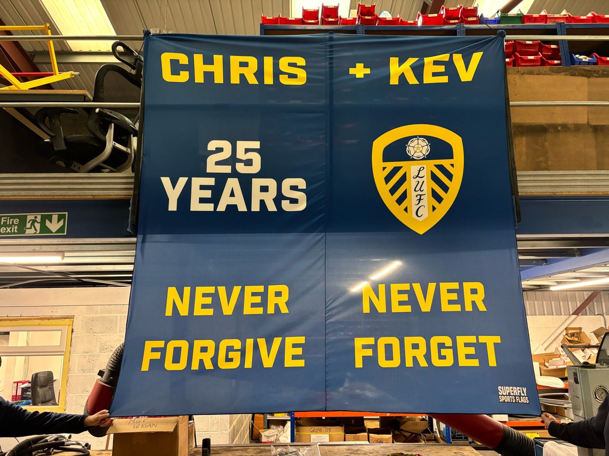 klufc2's tweet image. Huge thank you to Superfly sports flags for getting this turned round in such a short space of time for tomorrows memorial 👏🏽