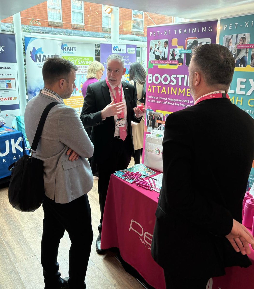 Our BDMs are all set up and ready to go at the <a href="/SecEd_Education/">SecEd</a> Pupil Premium Conference at the @studiovenuesStudio in Birmingham!

Pop over to the stand and #findout about PET-Xi's fantastic range of school products &amp; programmes.

#schools #education #pupilpremuim #seeyouthere