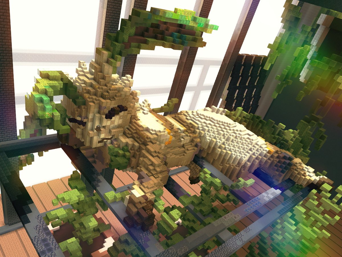 Leafeon 🍀
--- 
Recreation of art by
<a href="/cco00oo/">olyester</a> 
( No shaders , Slightly photoshopped )
#Minecraft #Minecraftbuilds #Minecraft建築 #Minecraft建築コミュ