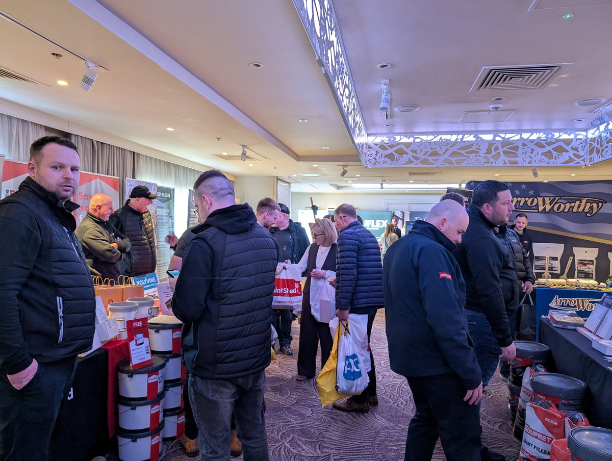 We're at the Scottish Painting &amp; Decorating Show today! Come on down! It's at the Dalmahoy Hotel, Edinburgh. #decoratingmatters