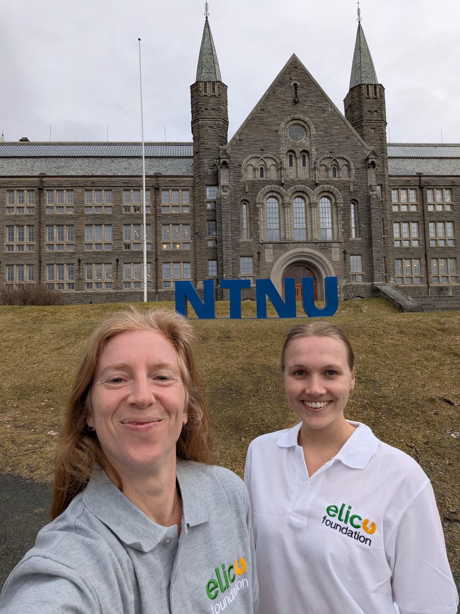 Thrilled to see Ida &amp; Ingrid proudly representing ELICO Foundation at NTNU! 🇳🇴 Their dedication to sharing our mission globally is inspiring. Grateful for their visit to Tanzania &amp; looking forward to welcoming them back! 🌍 #SustainableEnergy #NTNU