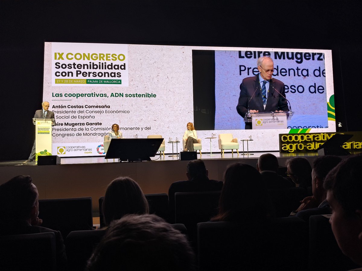 CEPES (@cepes2) on Twitter photo Hoy nuestra directora @ComosCarmen acompañamos a nuestro socio <a href="/CoopsAgroGRA/">Cooperativas Agroalimentarias Granada</a> en su IX Congreso "Sostenibilidad con Personas". La jornada de hoy ha comenzado con dos vicepresidentas de CEPES <a href="/leiremuger/">Leire Mugerza Garate</a> y <a href="/JeroBonafe/">Jeronima Bonafé</a> y con #AntonCostas presidente <a href="/CESEspana/">Consejo Económico y Social de España</a>.
Enhorabuena!!!!! Hoy nuestra directora @ComosCarmen acompañamos a nuestro socio <a href="/CoopsAgroGRA/">Cooperativas Agroalimentarias Granada</a> en su IX Congreso "Sostenibilidad con Personas". La jornada de hoy ha comenzado con dos vicepresidentas de CEPES <a href="/leiremuger/">Leire Mugerza Garate</a> y <a href="/JeroBonafe/">Jeronima Bonafé</a> y con #AntonCostas presidente <a href="/CESEspana/">Consejo Económico y Social de España</a>.
Enhorabuena!!!!!