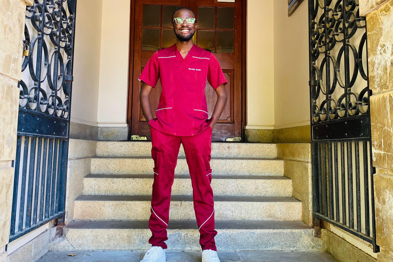 Leadership is all about service, says Blessing Gumbu, a 2024 Student Leadership Award recipient who opened the doors of Health Sciences societies to upper campus students. #UCTGrad2025 

Read more: qr.link/Bluhd9