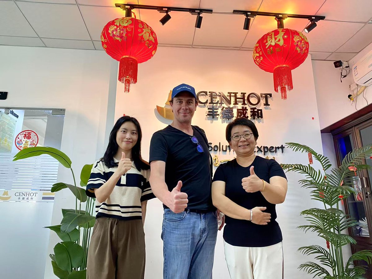 Cenhotequipment's tweet image. The customer visited our products and was very satisfied! High-quality BBQ equipment gave them full confidence in our quality!
#hotpottable #shabushabu #bbqgrill #bbqrestaurant #purifier #bbqequipment
hotpotequipment.com
cenhot.com