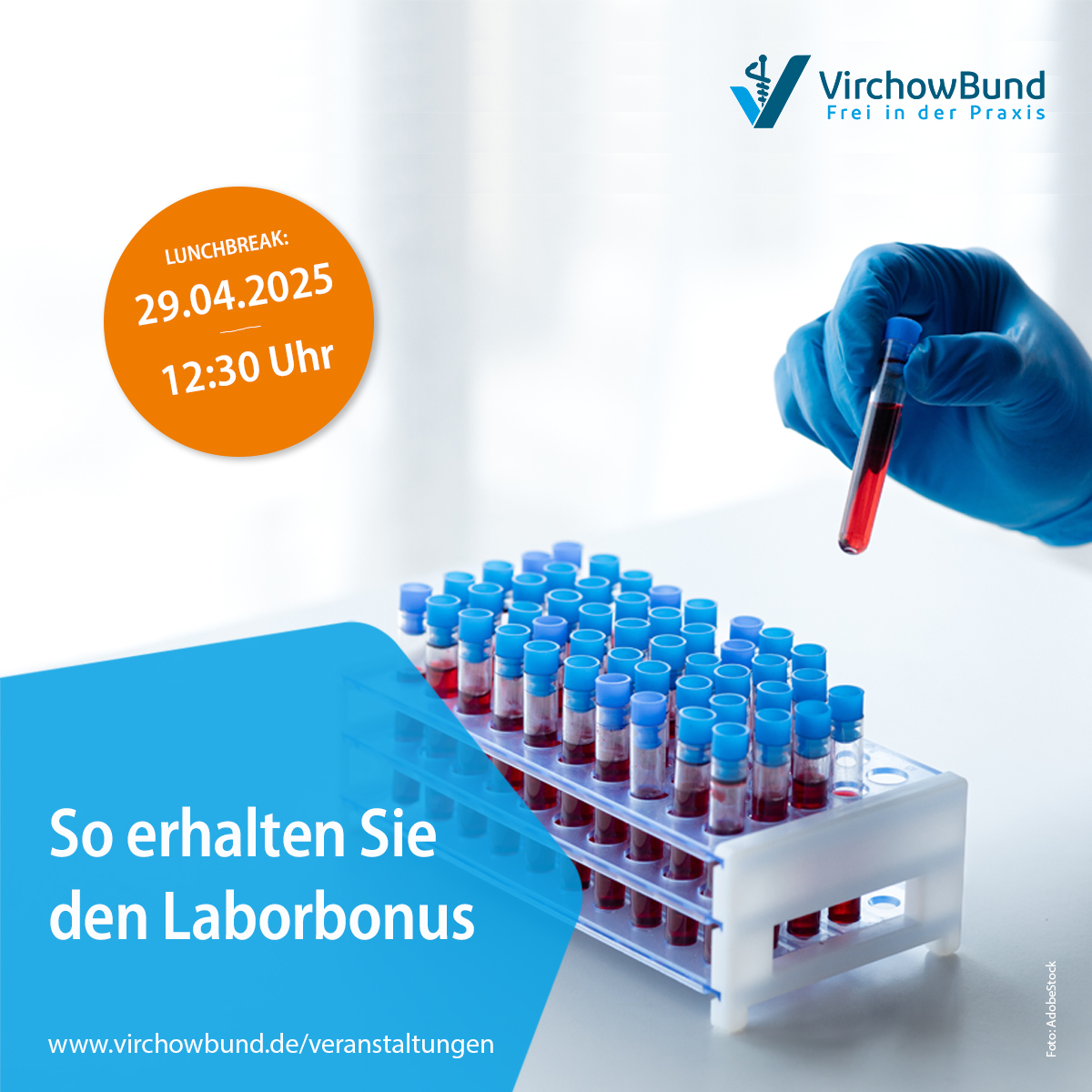 Wie Sie den Laborbonus erreichen können und was Sie über die Neuregelung wissen müssen - das erklärt kurz und knapp unser nächstes Lunchbreak-#Webinar am 29.4. um 12:30 Uhr.

Hier anmelden:
virchowbund.de/mitgliedschaft…

Kurzfassung zum Nachlesen:
virchowbund.de/praxisaerzte-b…

#medbubble