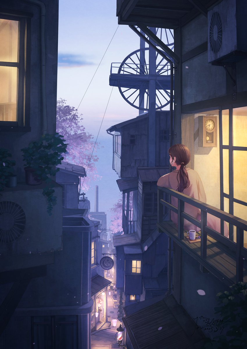 【新作】春霞む宵の口
#廃坑の街