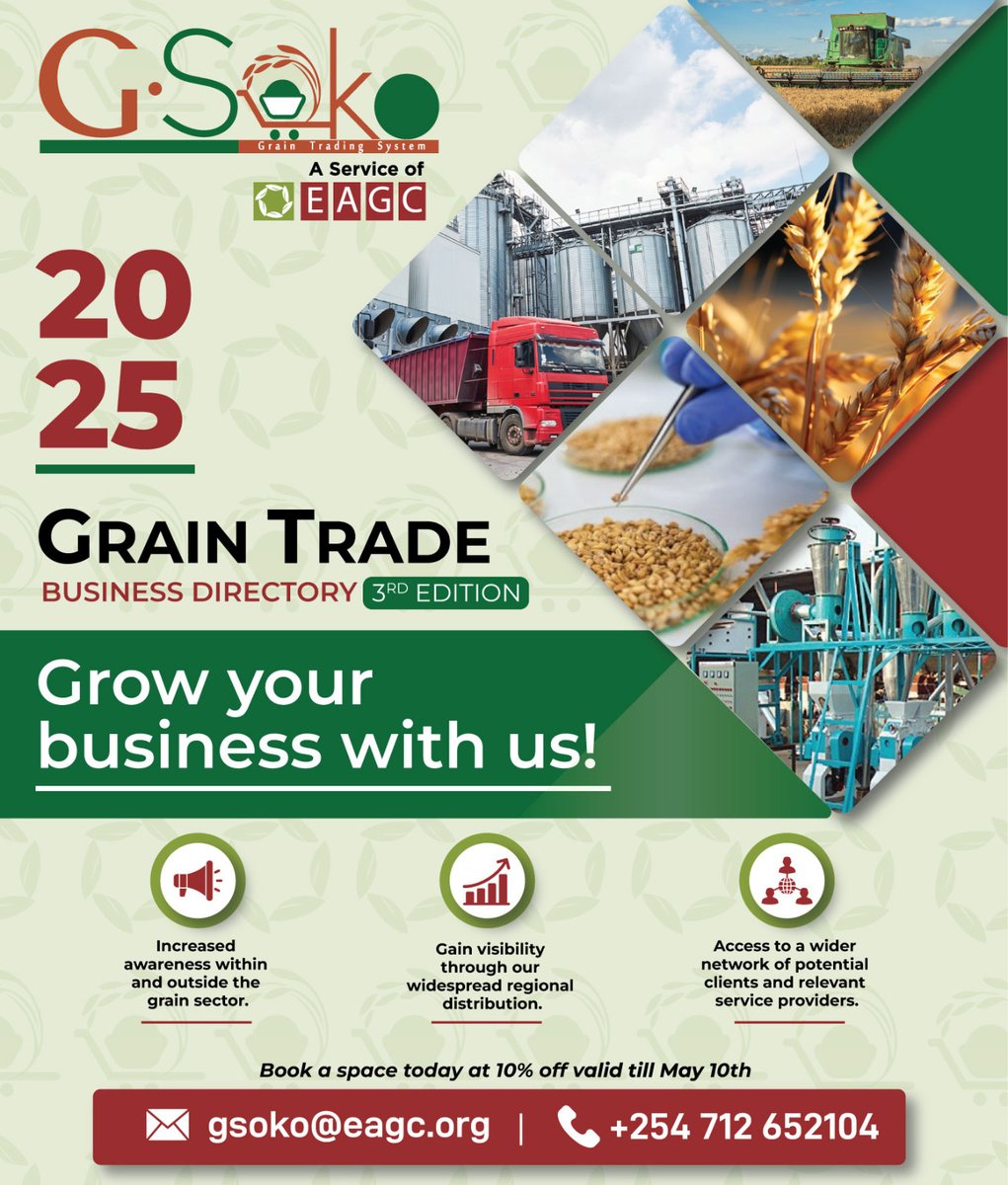 Over the years, EAGC has been at the forefront of grain trade facilitation, going beyond just connecting buyers and sellers. Through the G-Soko Business-to-Business (B2B) forums, we have built strong business networks across the 10 countries where we operate, helping businesses