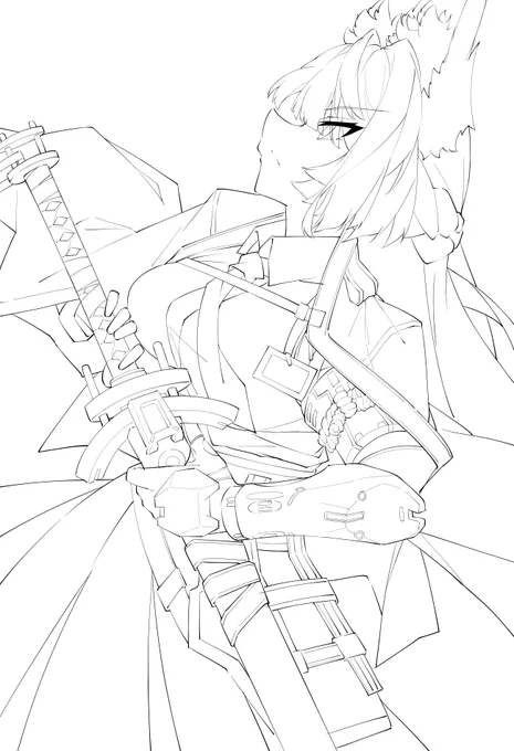 線画練習で雅さん!
#ゼンゼロ 