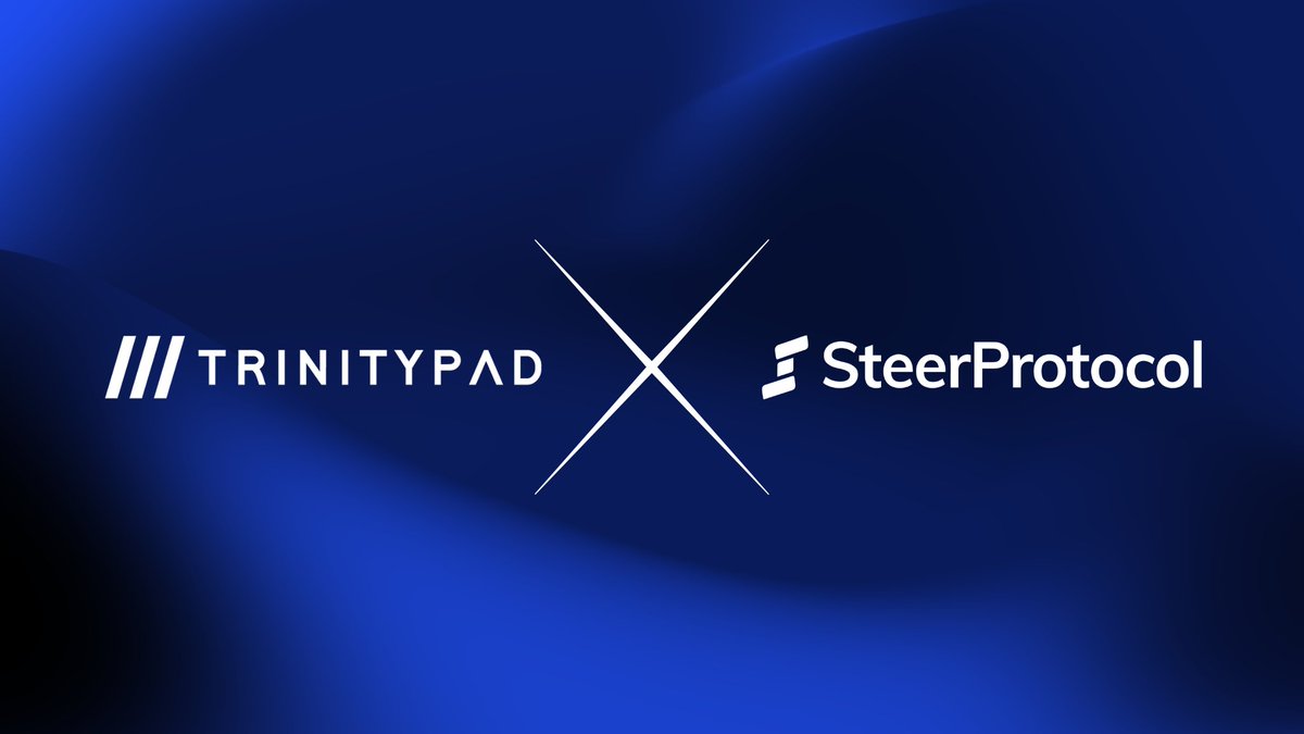 Trinity_Pad's tweet image. 🧵 TrinityPad x Steer Protocol: The Infrastructure Play Behind DeFi’s Next Wave

We’re excited to announce a strategic partnership between @Trinity_Pad and @SteerProtocol, uniting two powerhouses committed to unlocking the next wave of AI-driven DeFi innovation.

Here’s why this…
