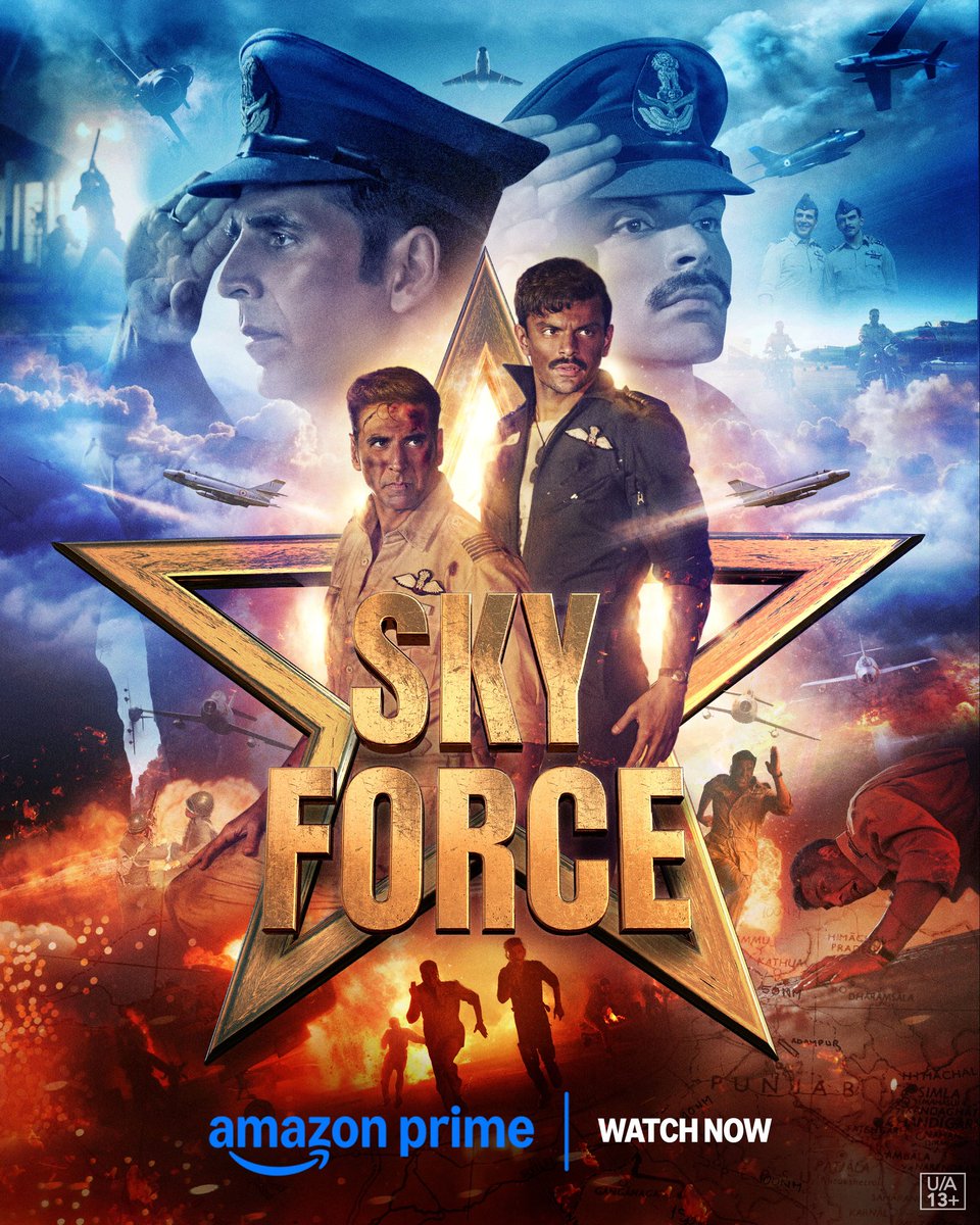 it's a touchdown for the Sky Force 🛬

#SkyForceOnPrime, Watch Now: bit.ly/SkyForceOnPrime