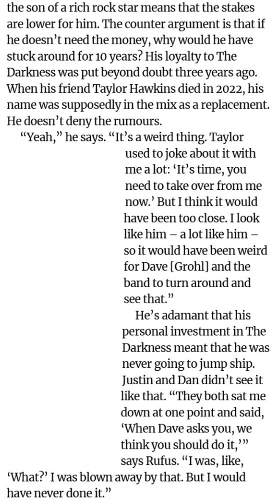 Rufus Taylor in the new Classic Rock