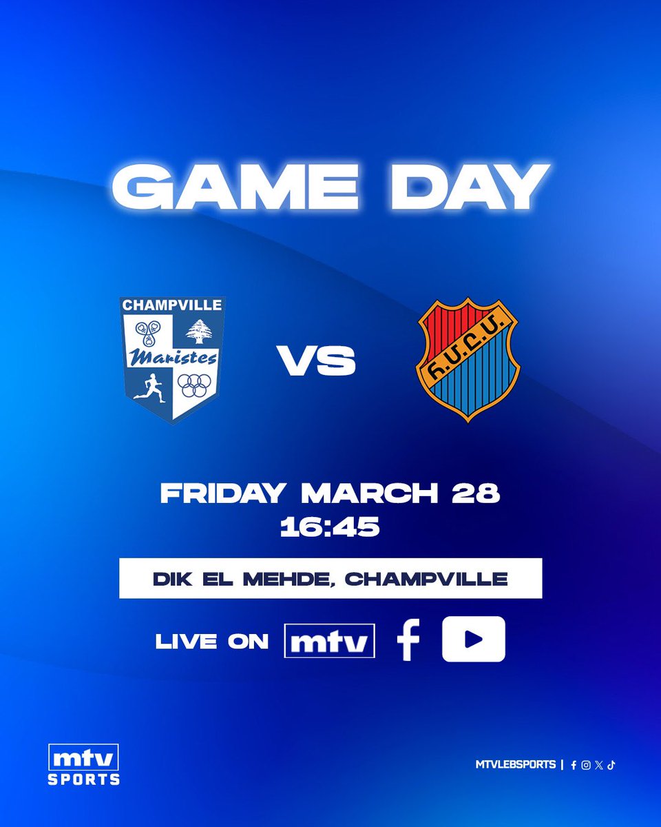 mtvlebsports's tweet image. 2 GAMES FOR TODAY in #Round9 ⚡️💥
#mtvbasket #mtvsports #lebanesebasketball #regularseason