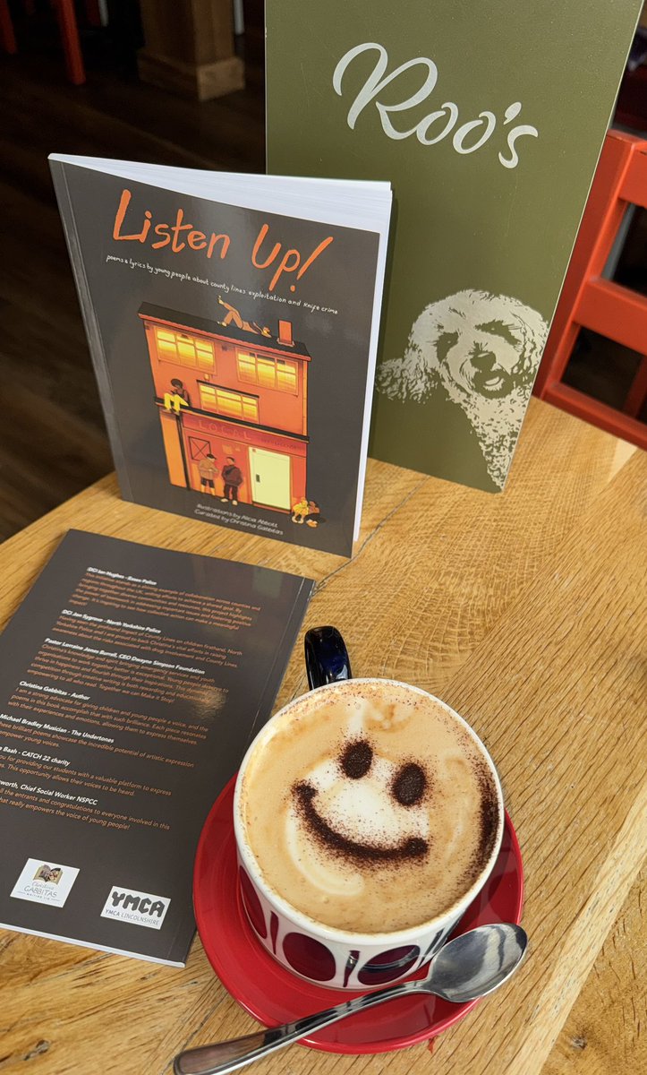 Exciting news! Copies of the #ListenUp! #poetry and lyric book have arrived. I organised this national project to empower children and young people to share their voices on the issues of #countylines exploitation and #knifecrime. 

I’m gifting a number of copies to cafes across