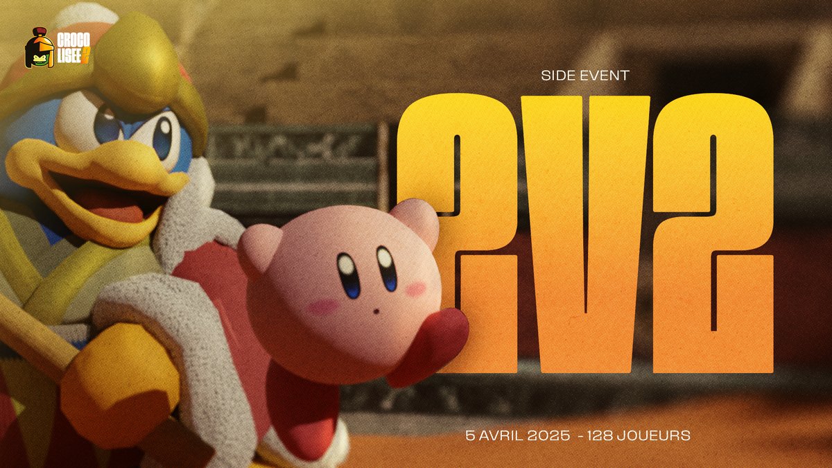 Initialement prévu le bracket amateur est remplacé par un tournois 2v2 !

Vous pouvez dés maintenant inscrire vous et votre coéquipier GRATUITEMENT sur le start gg !

Plus que 9 jours, pour vous inscrire c'est ici : start.gg/tournament/cro…