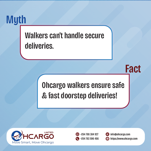 ohcargo's tweet photo. Forget the myths! Ohcargo Walkers guarantee secure and speedy deliveries right to your doorstep. Whether it’s a small package or an urgent parcel, we’ve got you covered with efficiency and care!
#ohcargo #logisticske #SwiftDeliveries #SafeAndSecure #DoorstepService #wedeliver https://t.co/IPbXA7KZ0Y