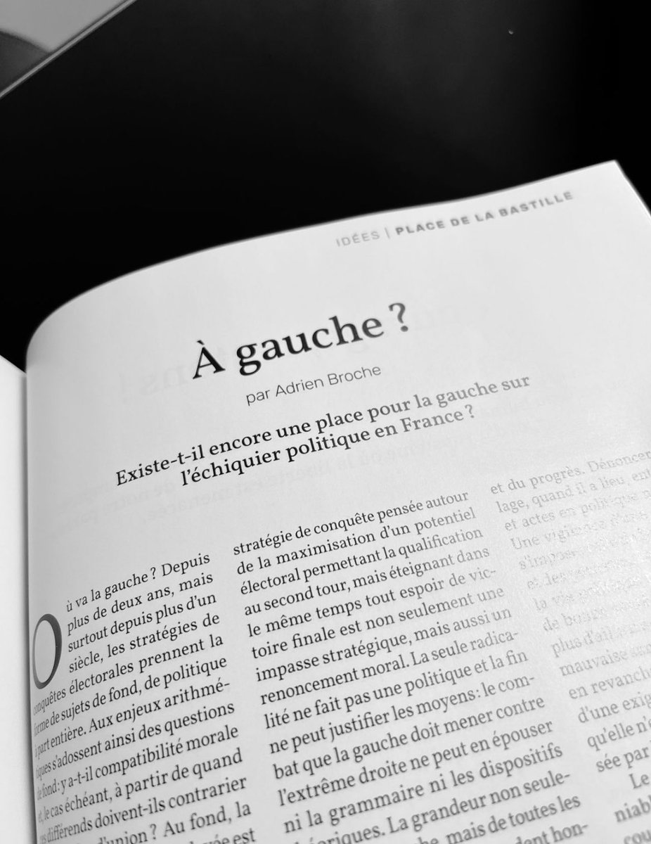 Adrien Broche (@adrienbroche_) on Twitter photo Dans le prolongement de mon livre sur les débats qui traversent les gauches contemporaines (<a href="/EditionsdelAube/">Éditions de l'Aube</a> <a href="/j_jaures/">Fondation Jean-Jaurès</a>), quelques réflexions de positionnement dans le <a href="/BastilleMag/">Bastille Magazine</a> de mars-avril, à quelques mois du congrès socialiste et à deux ans de la présidentielle. Dans le prolongement de mon livre sur les débats qui traversent les gauches contemporaines (<a href="/EditionsdelAube/">Éditions de l'Aube</a> <a href="/j_jaures/">Fondation Jean-Jaurès</a>), quelques réflexions de positionnement dans le <a href="/BastilleMag/">Bastille Magazine</a> de mars-avril, à quelques mois du congrès socialiste et à deux ans de la présidentielle.