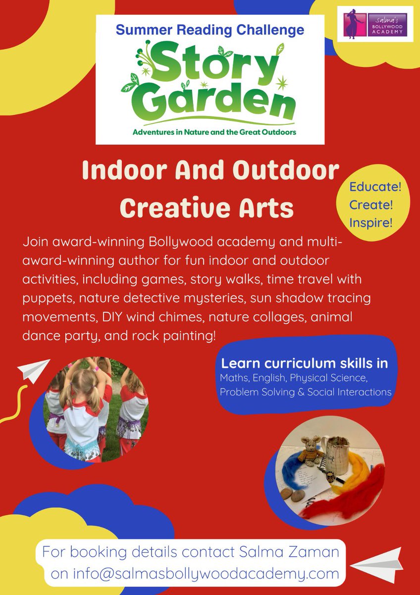 Calling all libraries! 📚 I’m delivering fun, interactive workshops for the Summer Reading Challenge - Story Garden! 🏡🌳 #SummerReadingChallenge #StoryGarden #LibraryFun